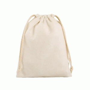 50 Unid Mochila Saco Algodão Cru Personalizado