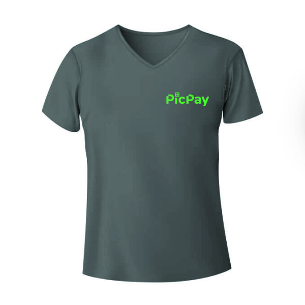 Camiseta Gola V Personalizada