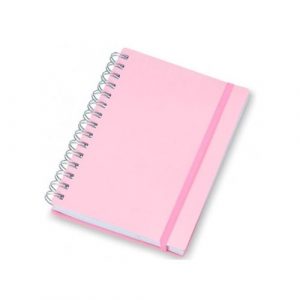 Agenda rosa personalizada