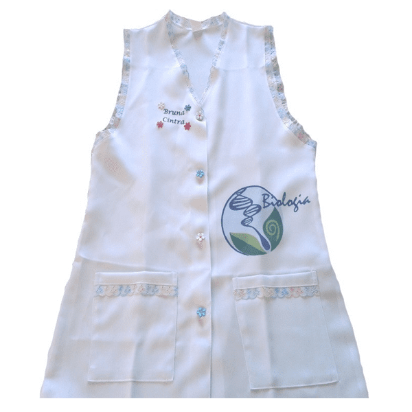 Avental Jaleco Professora Personalizado