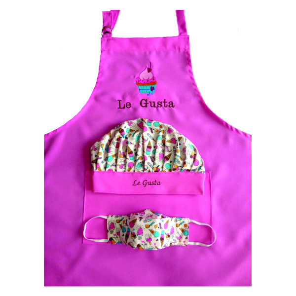 Avental personalizado confeitaria