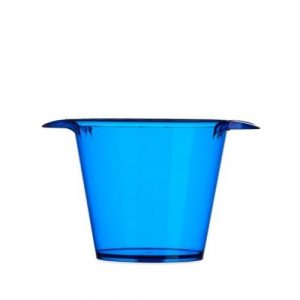 Balde de gelo azul personalizado