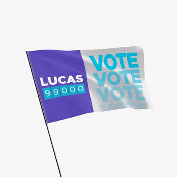 Bandeiras para Político Personalizada Brindes para Eleição