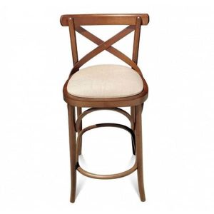 Banqueta Paris Madeira Maciça Personalizada