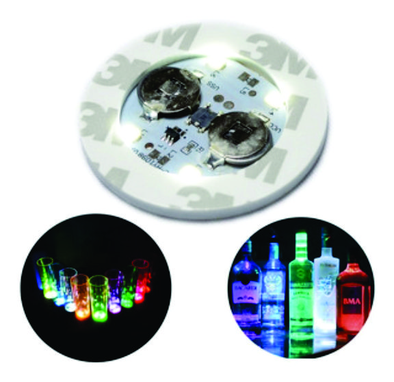 Base de LED com adesivo