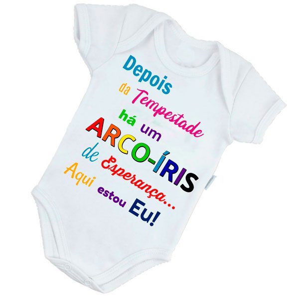 Body Personalizado Bebe Arco Iris