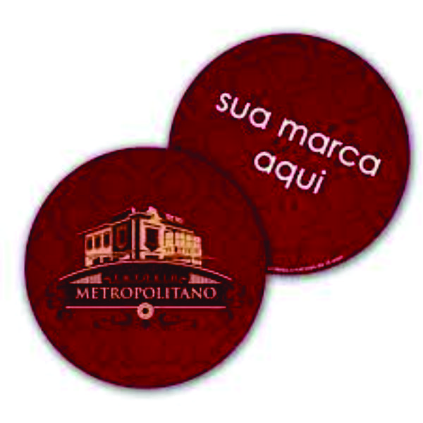 Bolacha de chopp papelão personalizada