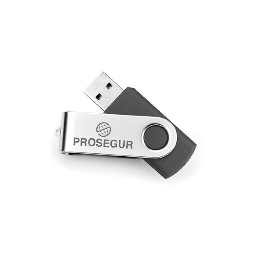 Brindes Pen Drive Giratório