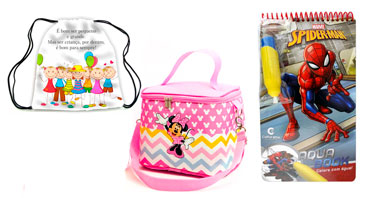 Caixa de giz de cera personalizada