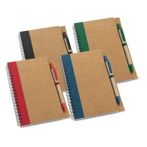 Caderno papel kraft