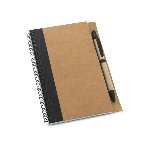 Caderno papel kraft