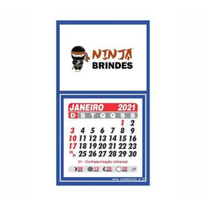 Calendário Imã de Geladeira Personalizado