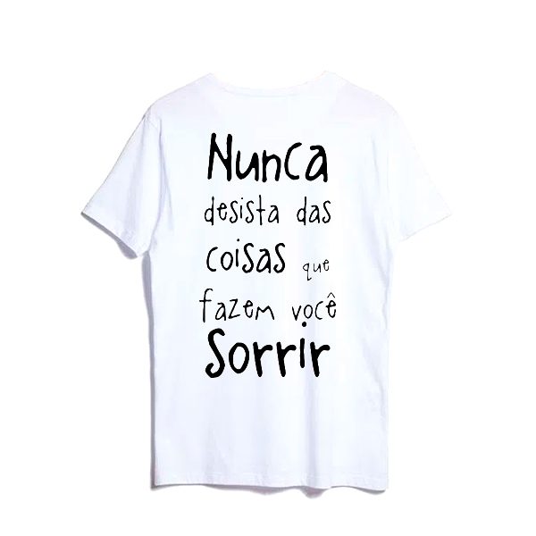 Camisetas com Frases Personalizadas