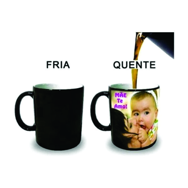 Caneca Porcelana Mágica