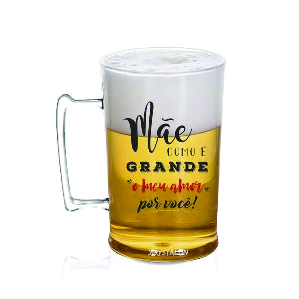 Caneca chopp personalizada acrílico