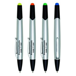 Caneta com Marca Texto Personalizada