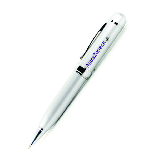 Caneta com Pen Drive e Laser