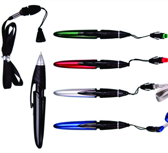 Caneta cordão personalizada