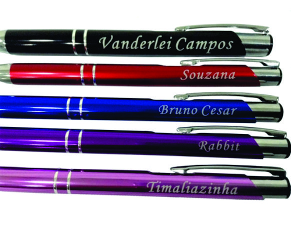 Caneta personalizada com nome