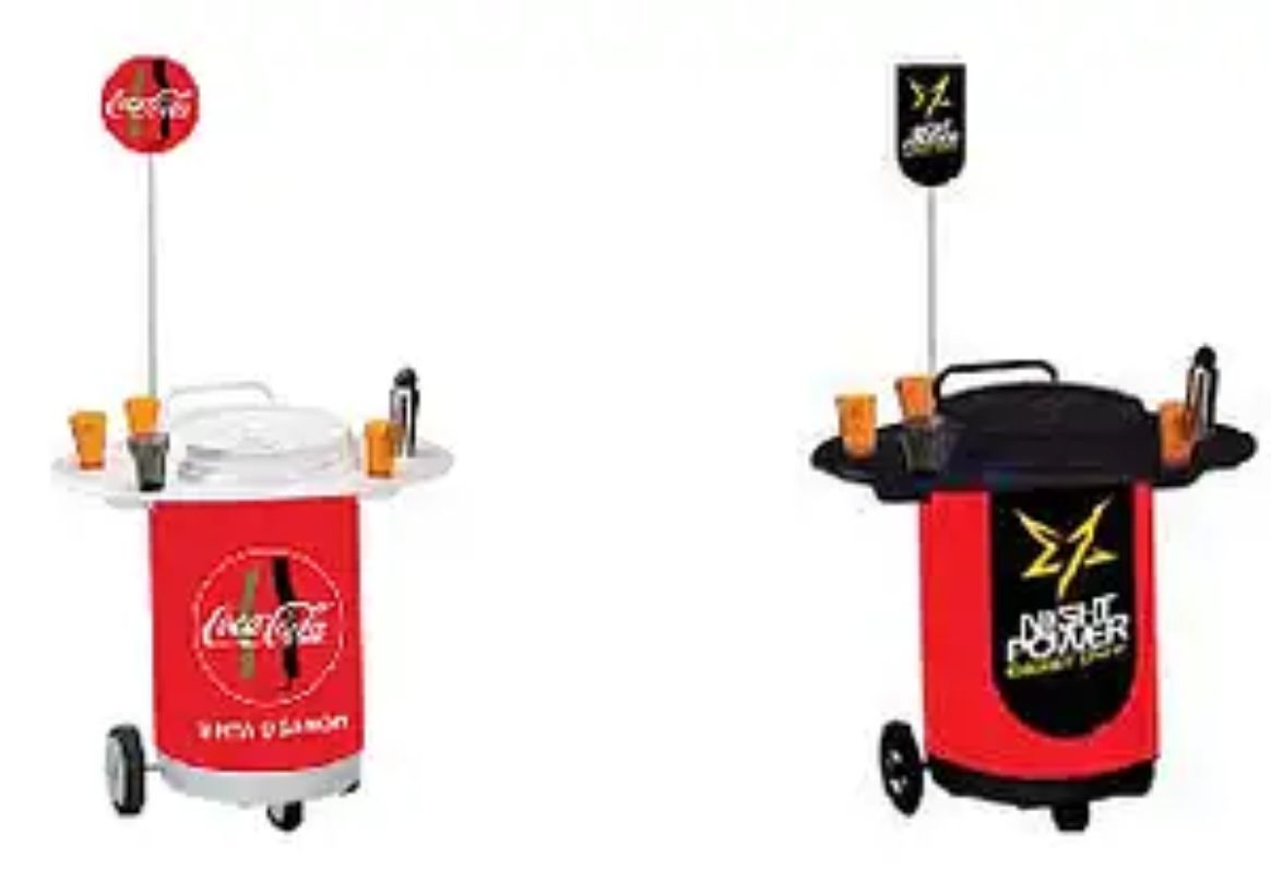 Carrinho Cooler Testeira e Balão