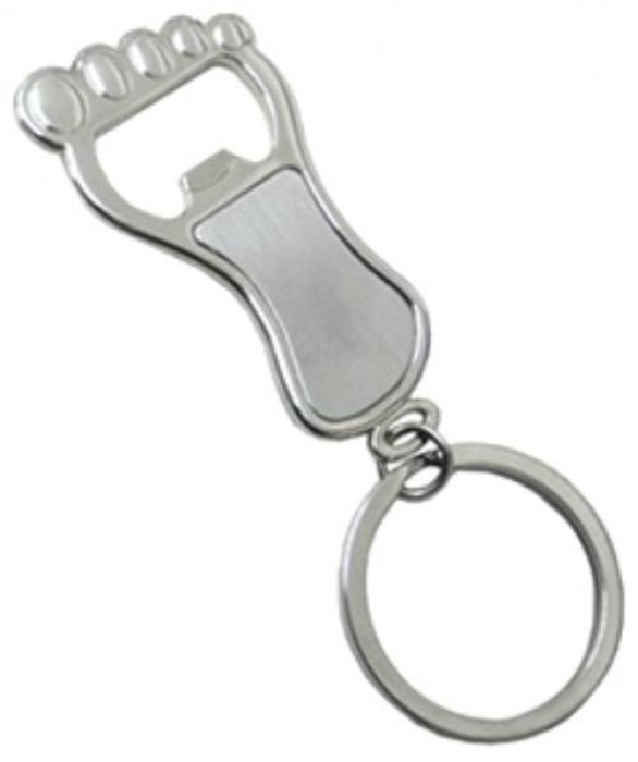 Chaveiro Abridor Formato de Pé