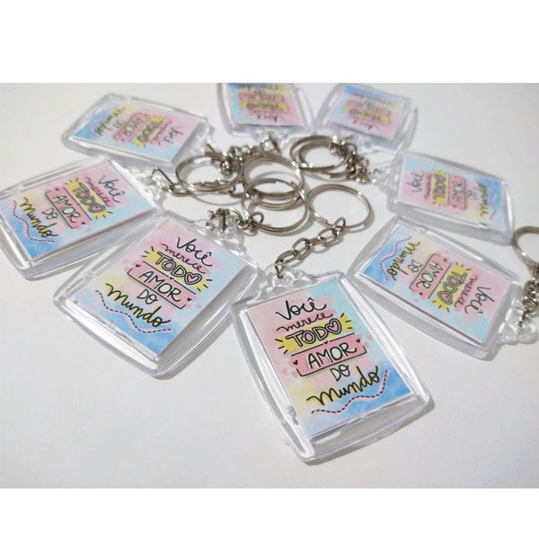 Chaveiro de Acrílico 3×4