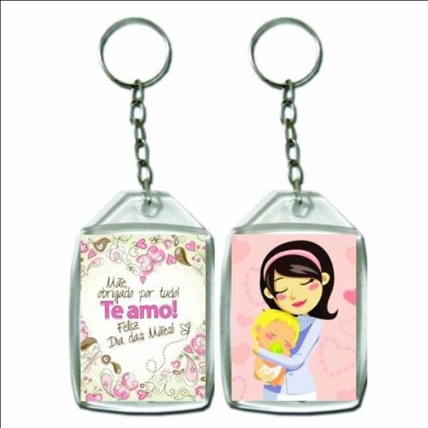Chaveiro de Acrílico Dia das Mães