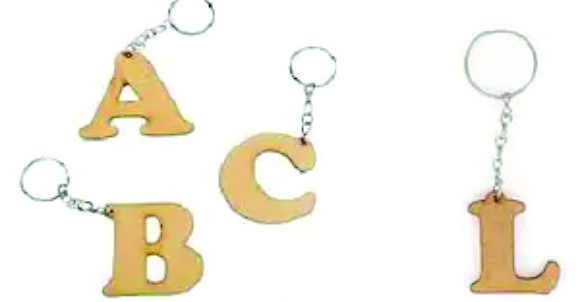 Chaveiro de Letras EVA