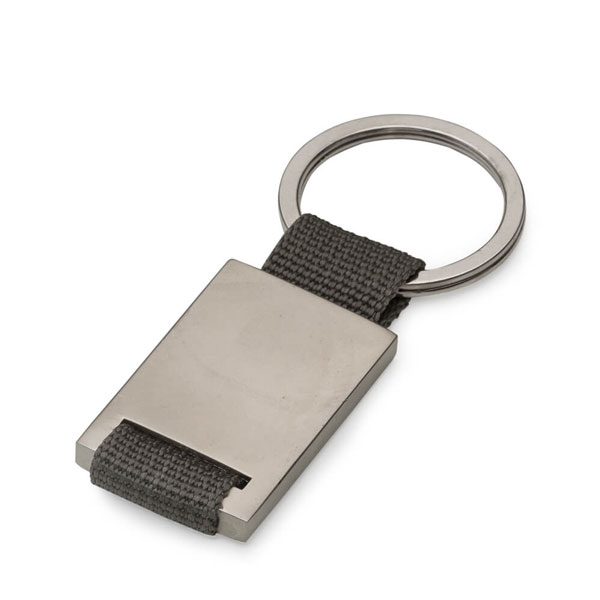 Chaveiro promocional de metal com nylon