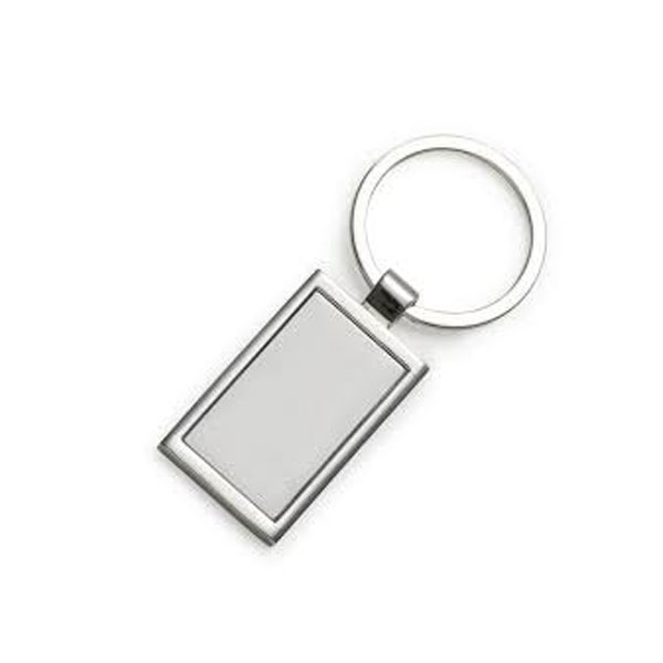 Chaveiro promocional de metal giratório