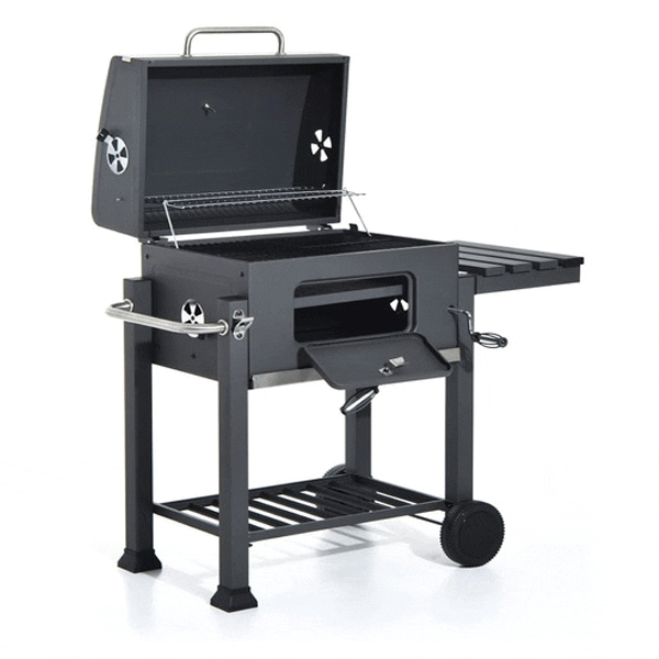 Churrasqueira Bafo Personalizada, C/ Porta Carvão E Grelha