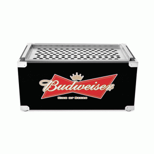 Churrasqueira Portátil Personalizada Budweiser ( Inox )
