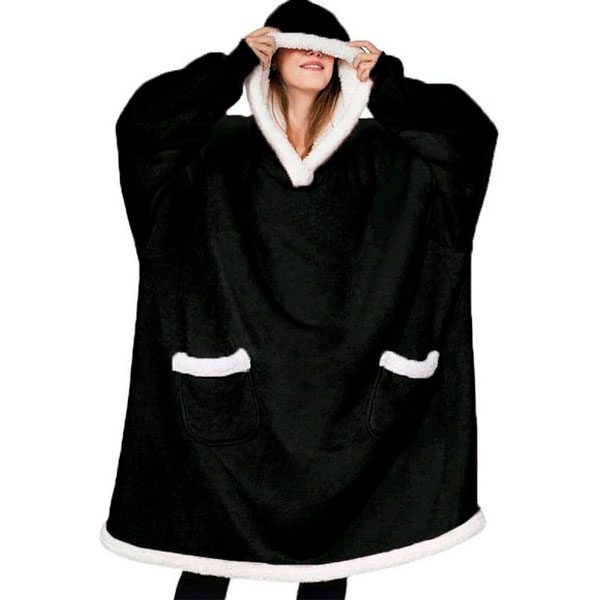 Cobertor com mangas todo forrado