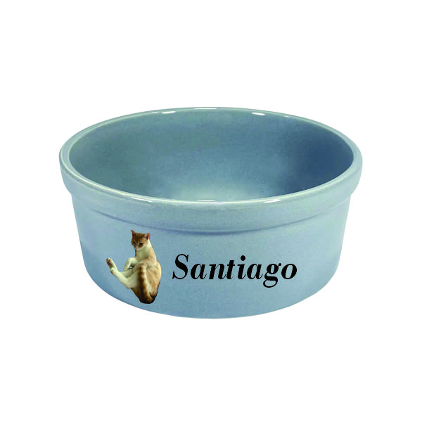 Comedouro Pet de Cerâmica Personalizado para Comes 500 ml