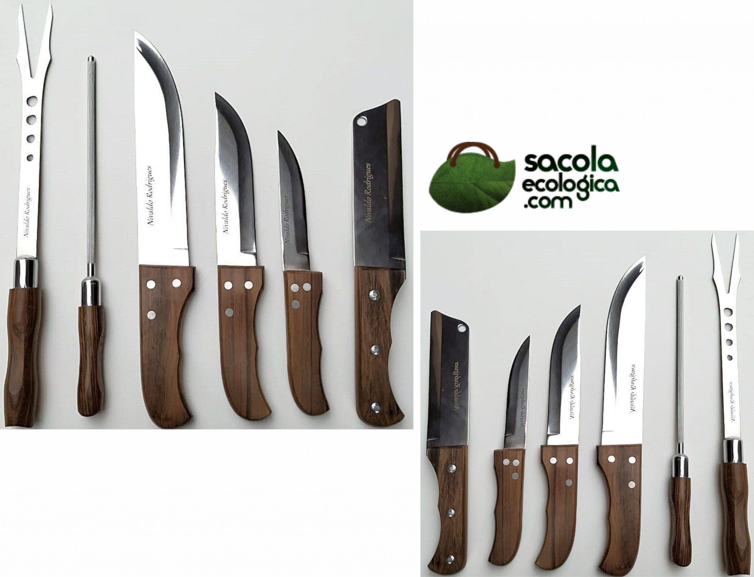 Conjunto de Facas para Churrasco Promocional