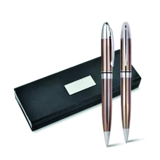 Conjunto de caneta esferográfica com lapiseira