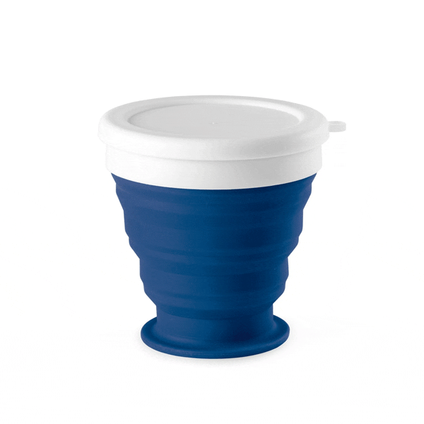 Copo de Silicone Retrátil Personalizado – Brindes Promocionais