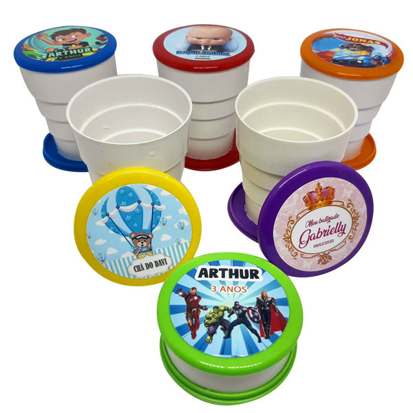 Copo Sanfonado para Personalizar