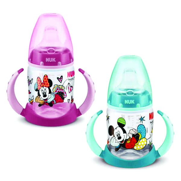 Copo com bico de silicone para bebê