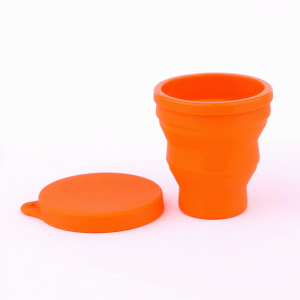 Copo retrátil de silicone promocional