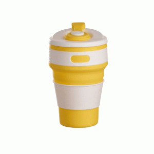 Copo retrátil silicone personalizado para brinde