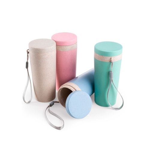 Copo térmico fibra de bambu personalizado