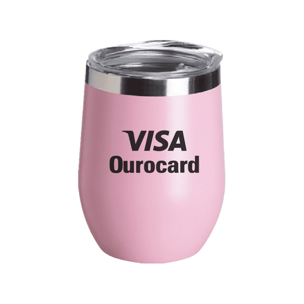 Copos térmicos de viagem colorido personalizado