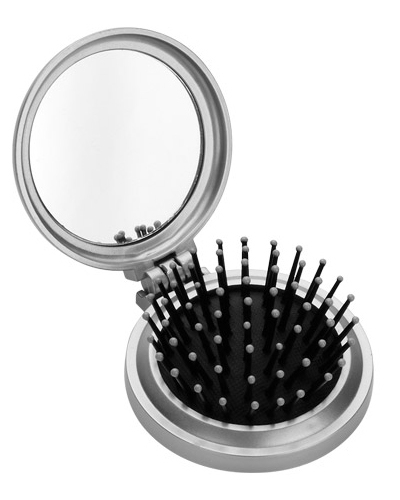 Espelho com escova personalizado