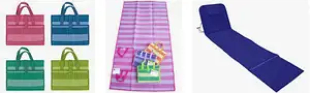 Esteira de Praia Dobrável Personalizada