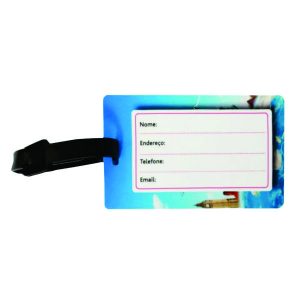 Etiqueta de identificação de bagagem