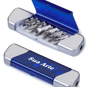 Ferramentas em estojo com 6 peças