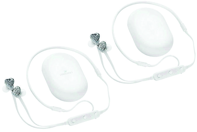 Fone de Ouvido Swarovski Heart