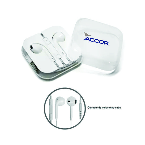 Fone de ouvido personalizado para celular