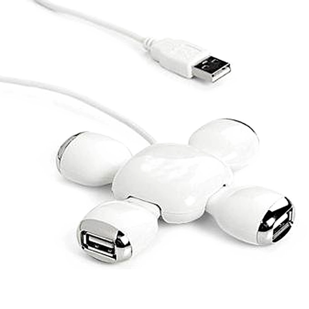 Hub Formato Estrela 4 portas USB